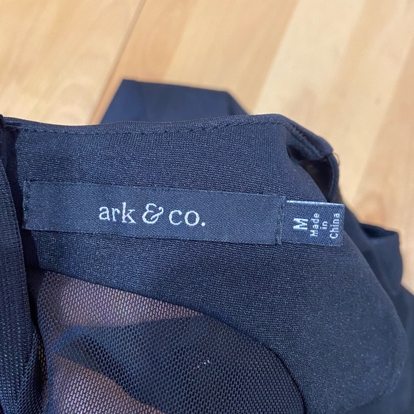 Ark & Co Little Black dress with Mesh Cut Outs - Picture 6 of 7